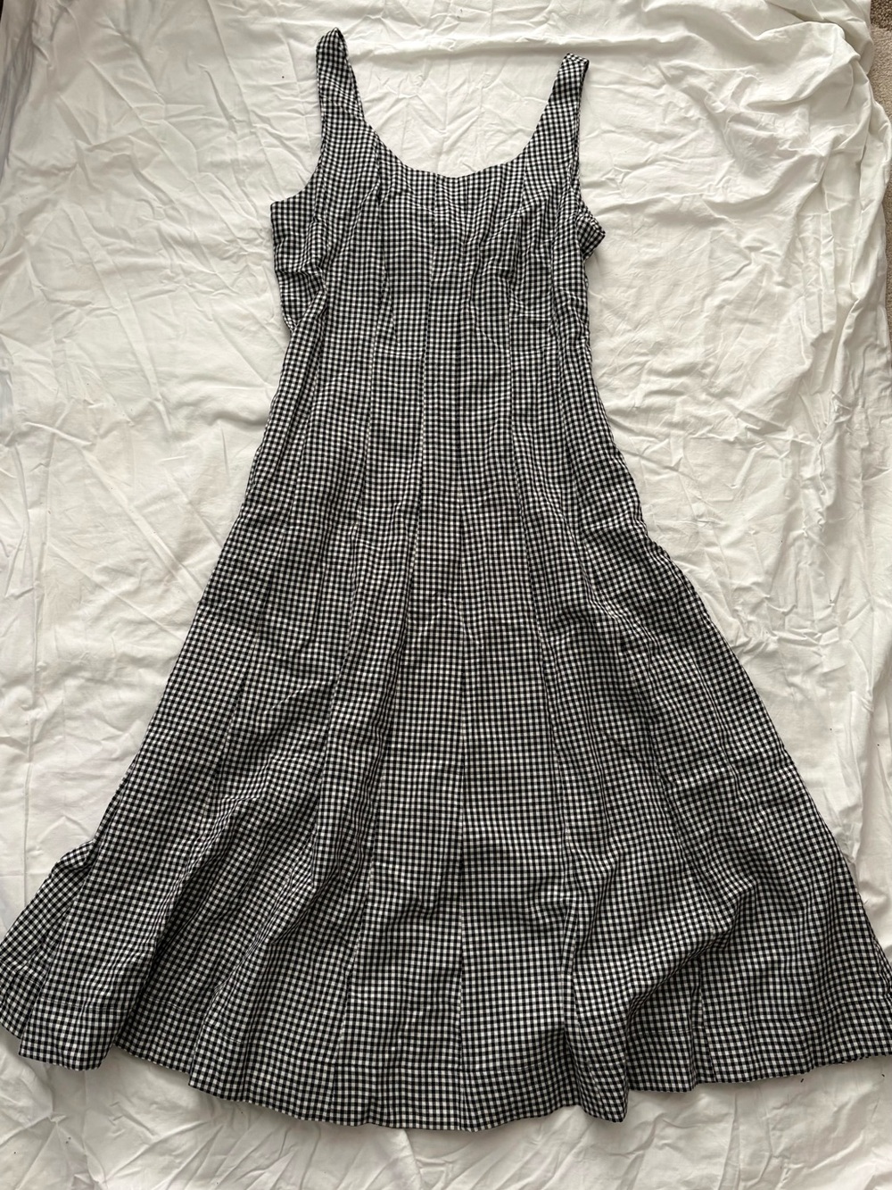 A New Day black & white gingham dress